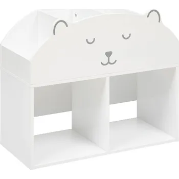 Knihovna Atmosphera for kids Regál na knihy pro děti medvěd TEDDY, 56 x 30 x 64 cm