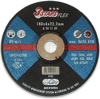 Brusný kotouč SWATY brusný kotouč na ocel 180x6x22,2mm