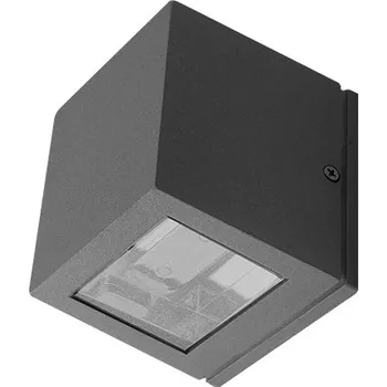 Venkovní osvětlení PANLUX Venkovní nástěnné LED svítidlo CANTO LED, šedá - studená