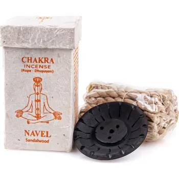Vonná tyčinka Tibetské vonné provázky Chakra Incense - Navel