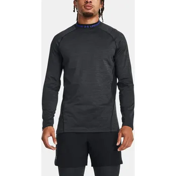 Pánská móda Pánské funkční tričko s dlouhými rukávy Under Armour UA CG Armour Twist Mock-BLK - černé Velikost: L