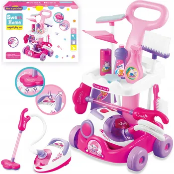 Dětský spotřebič Kamari Souprava pro uklízeče s vysavačem a doplňky