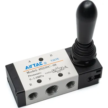 Ventil Manuálně řízený vzduchový ventil 4H230C-08 5/3