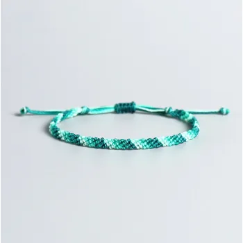 Náramek Pletený macrame náramek - OCEAN