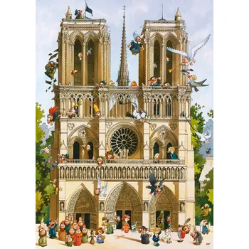 Puzzle Puzzle Heye Vive Notre Dame!, 1000 dílků + k objednávce puzzle zdarma