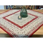 BYTEMA Gobelínový ubrus a šál KVĚTY V RÁMU 100 x 100 cm