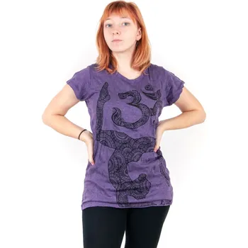 Dámské tričko Tričko dámské SURE Yoga Ohm L fialová