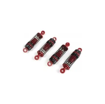 RC vybavení 1:18 Maverick Atom 4WD Electric Truck: Set tlumičů červený (4 ks)