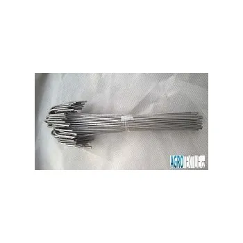 Hřebík Ocelová skoba k sítím 25cm 100ks váha balení 1,46kg (Ocelový skoba o průměru 0,3cm v délce 25cm. Odběr 100ks Cena za kus 2,50Kč bez DPH váha 1,46kg)