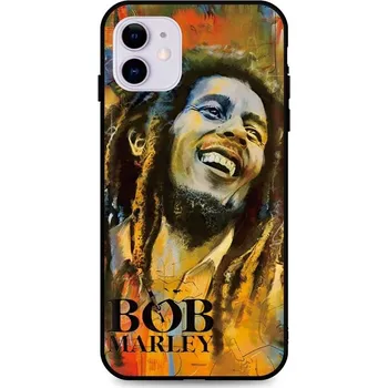 Pouzdro na mobilní telefon Kryt iPhone 11 silikon Bob Marley (obal neboli pouzdro na iPhone 11)