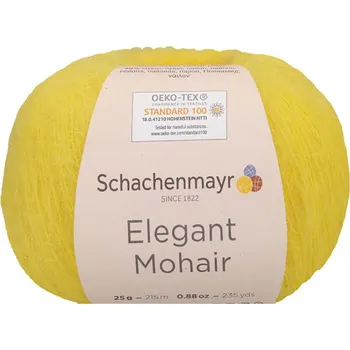 Příze Schachenmayr Elegant Mohair 23 Žlutý (Schachenmayr Elegant Mohair Quitte)