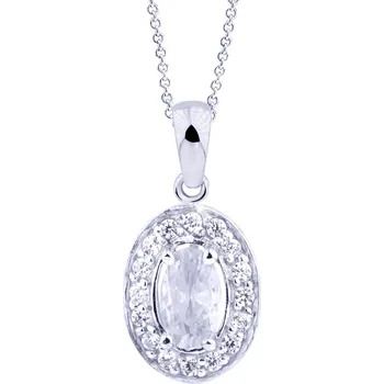 Přívěsek Zlatý přívěsek s bílým zirkonem, 1.00 g,