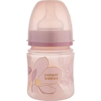 Kojenecká láhev Canpol babies Antikoliková lahev EasyStart Gold 120ml Růžová