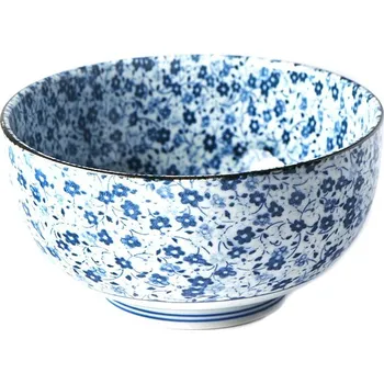 MIJ Blue Daisy miska 16 cm modrá/bílá