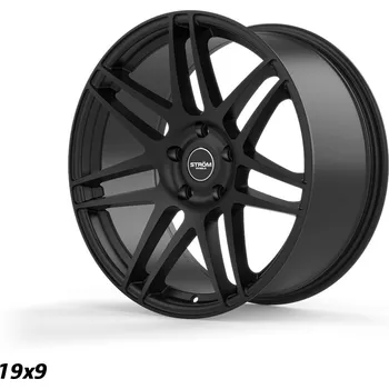 Alu kolo STROM STR3 disk 22x10.5 5x120 74.1 ET40, Full Satin Black