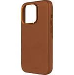 Kožený zadní kryt FIXED MagLeather s podporou Magsafe pro Apple iPhone 15, hnědá