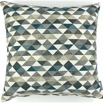 Dekorativní polštářek BYTEMA Dekorační povlak LUSA triangl petrolejový 45 x 45 cm