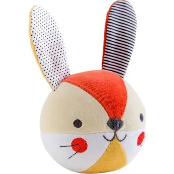 Petit Collage Chrastítko zajíček růžový