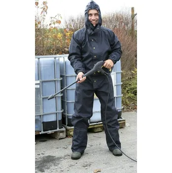 Jednorázový oděv Overal na mytí a čištění, s kapucí, tkanina Velikost: M