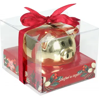 Pokladnička Albi Mini pokladnička zlaté prasátko 5 cm