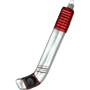 Vánoční ozdoba Skleněná ozdoba hokejka