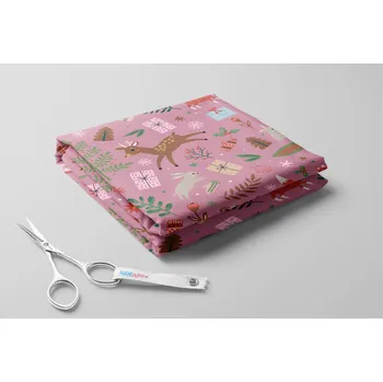 Softshell s beránkem, Vánoční zvířátka Barva: Starorůžová