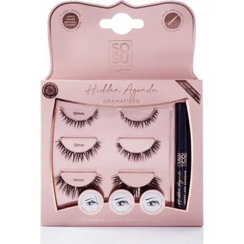 Péče o řasy a obočí SOSU Cosmetics Hidden Agenda Dramatized Trsové umělé řasy 10-14mm