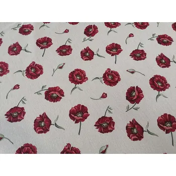 BYTEMA Gobelínová látka VLČÍ MÁK šíře 280 cm