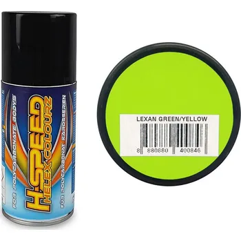 Průmyslové lepidlo H-Speed barva ve spreji zeleno-žlutá 150ml