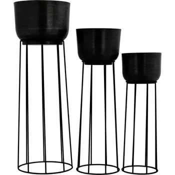 Hrnec Hrnec kámen šedý 3 velikosti OKAYAMA EGLO 428098