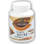 Vitamin D3 + K2 + Omega 3 100 kapslí