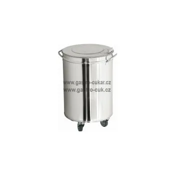 Odpadkový koš Odpadkový koš nerez pojízdný - 3 varianty, velikosti 50 l,Ø 380mm, v=615 mm