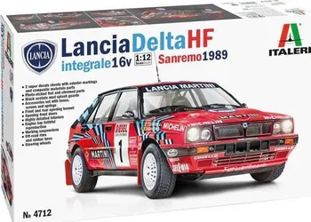Plastikový model Italeri Lancia Delta HF Integrale Sanremo 1989 1:12
