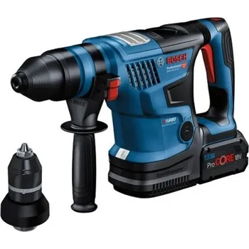 Pneumatické kladivo BOSCH GBH 18V-34 CF BiTurbo Aku kombinované kladivo SDS-plus; 18V; 2x 8,0Ah - 0611914002