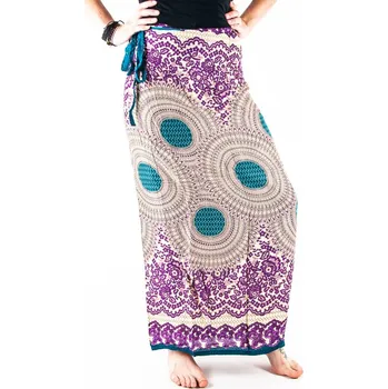 Dámská sukně Sukně Honeycomb Mandala Light fialová