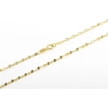 Řetízek Řetízek ze žlutého zlata ankr valentina 45 cm ZLR1441F + DÁREK ZDARMA