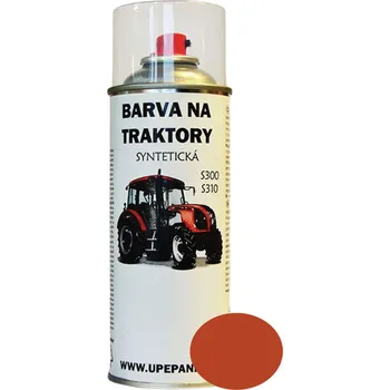 Barva ve spreji U PEPÁNKA s.r.o. BARVY NA TRAKTORY ZETOR ve spreji syntetické, ORANŽOVÁ lesklá 400ml