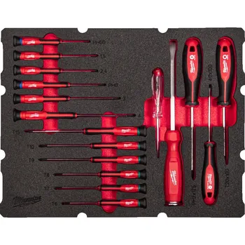 MILWAUKEE pěnová vložka mikrošroubováky, PACKOUT™, 13ks