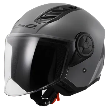 Helma na motorku LS2 OF616 AIRFLOW II SOLID NARDO GREY-06