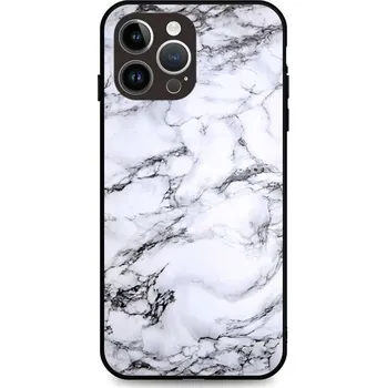 Pouzdro na mobilní telefon Kryt iPhone 15 Pro pevný Marble White (obal neboli pouzdro na iPhone 15 Pro)