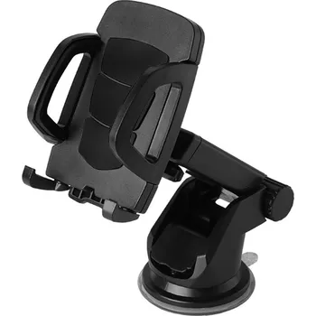 Držák do auta Univerzální držák do auta na sklo pro mobilní telefon do 6,3 - černý