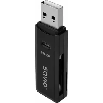 Čtečka paměťových karet SAVIO SD card reader USB 2.0 AK-63