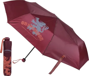 Deštník Cerdá skládací deštník 97 cm vínový Harry Potter Nebelvír