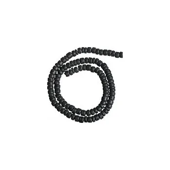 Dětské navlékací korálky Kokosové korálky heishi, 5 mm (38 cm)