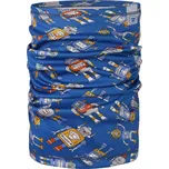 Multifunkční nákrčník Dráče - vzor 123, modrá, robot Barva: Modrá, Velikost: M