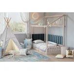 ELTAP Čalouněný panel SET QUADRATTA 100+220x50 zelený