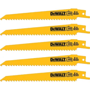 Příslušenství k pile Sada pilových plátků na dřevo 5dílná DeWALT DT2359
