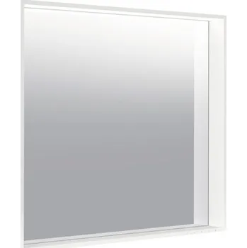 Zrcadlo LED zrcadlo do koupelny s osvětlením KEUCO X-Line 80 x 70 cm bílé IP 24