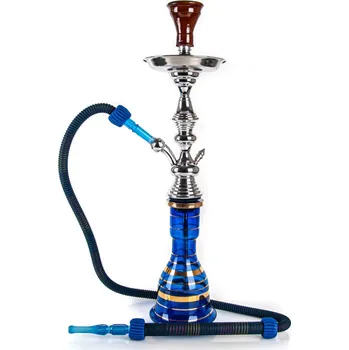 Čistič dýmky Vodní dýmka Top Mark Heket Gold 65 cm modrá