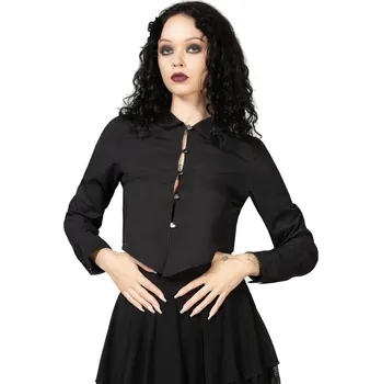 Dámská košile košile dámská s dlouhým rukávem KILLSTAR - Sofia - Black - 4XL